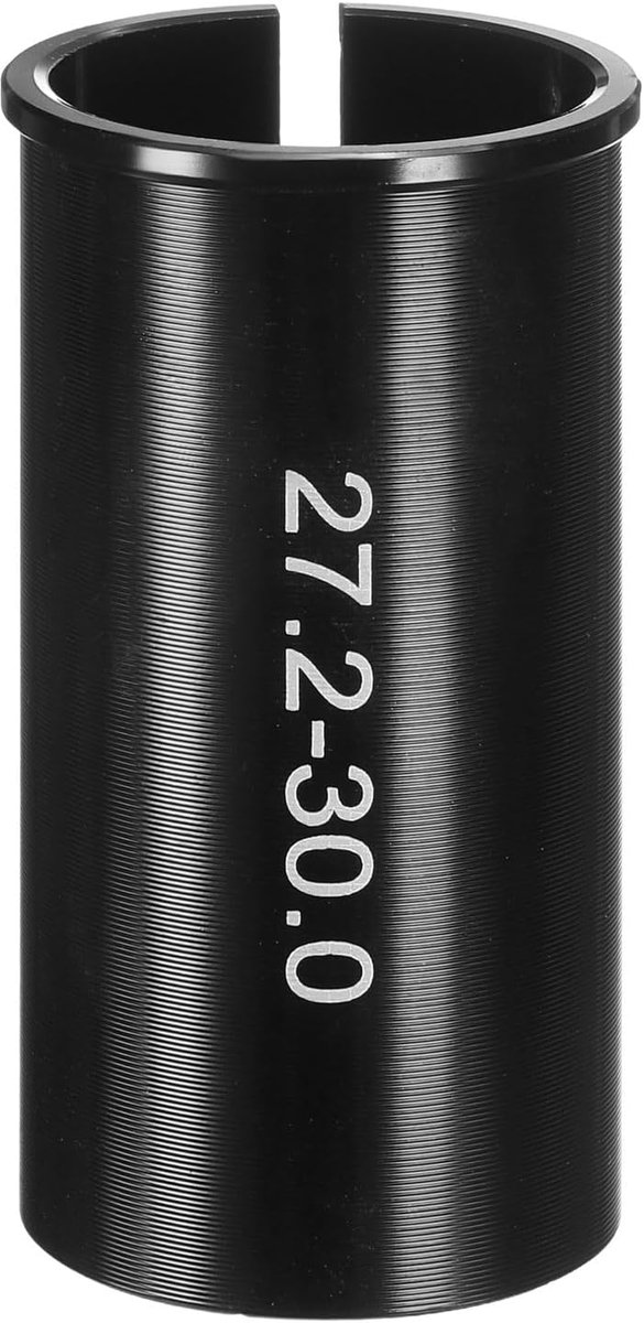 Legierungsfiets zadelpen verloophuls 27,2mm naar 30,0mm 60mm lengte aluminium fiets verloophuls omzetting zadelpen adapter voor mountainbike racefiets stadsfiets