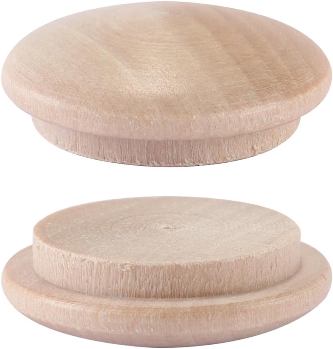 Pluggen, beukenhouten knooppluggen, voor trapstoelen, meubels en houtwerk (25 x 20 mm)