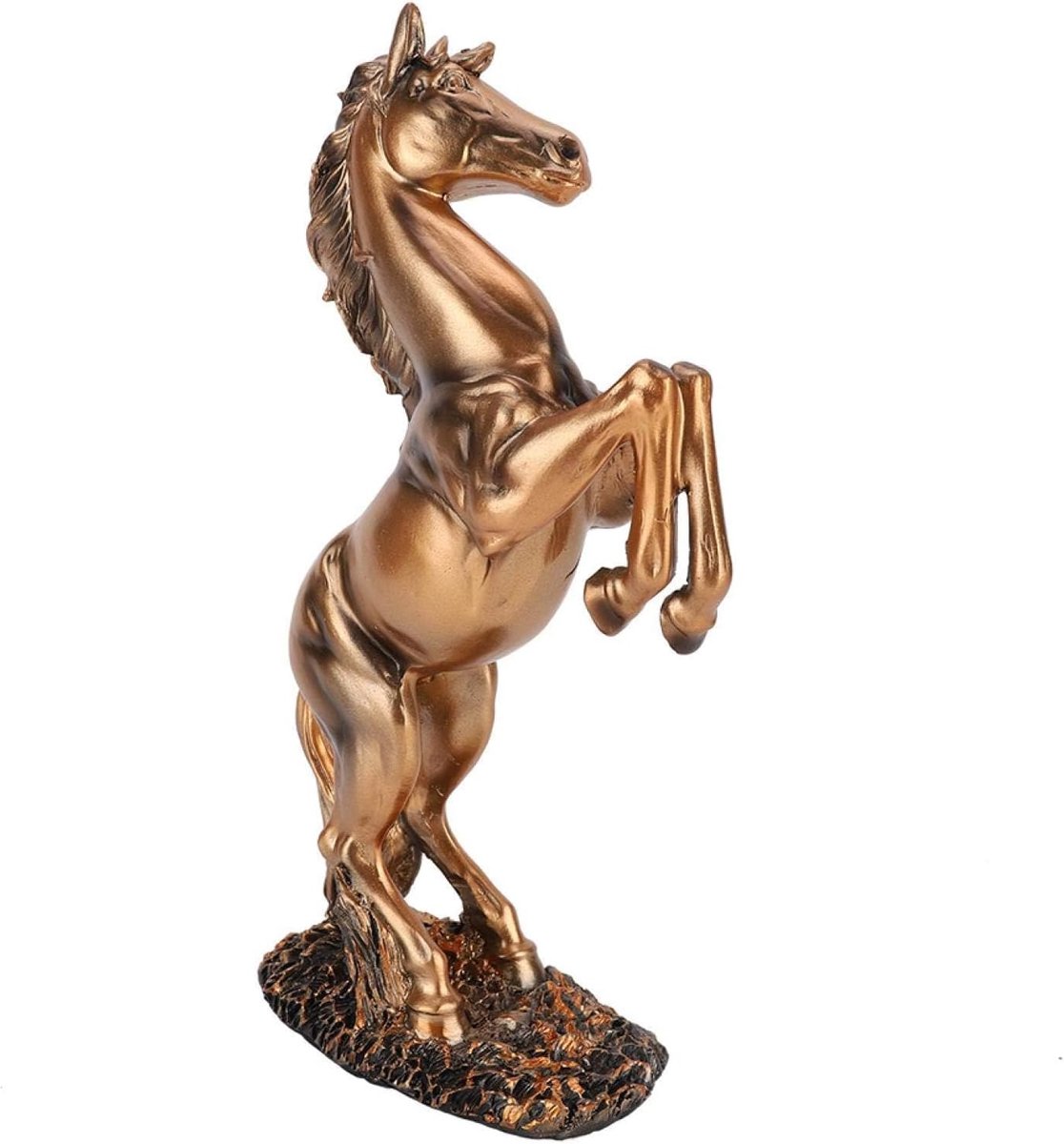 Paard beeldhouwwerk 31,5×18 cm - resin - symbool van vrijheid - voor thuis of kantoor - ShopVlot