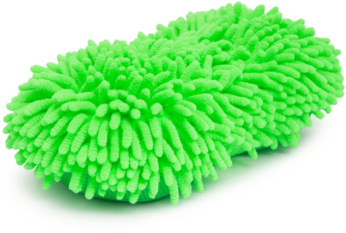 Auto Microvezel Waspons 26×13×6 cm - Dubbelzijdig, Schurend & Zacht voor Grondige Autoreiniging [55697]