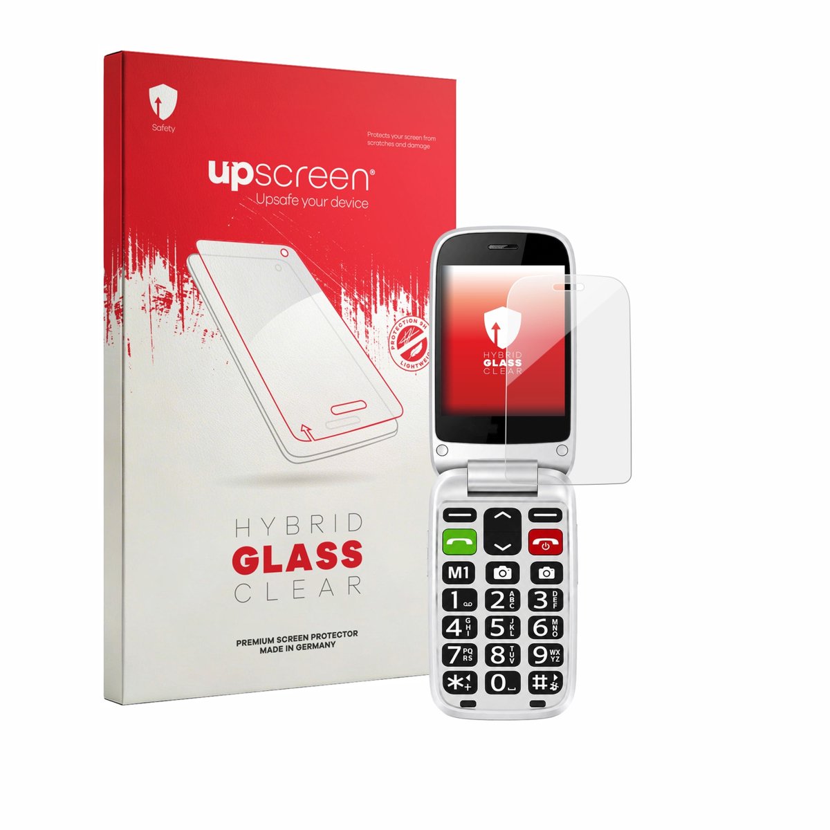 upscreen - Screenprotector voor true S70 - Folie Beschermfolie Beschermglas transparant
