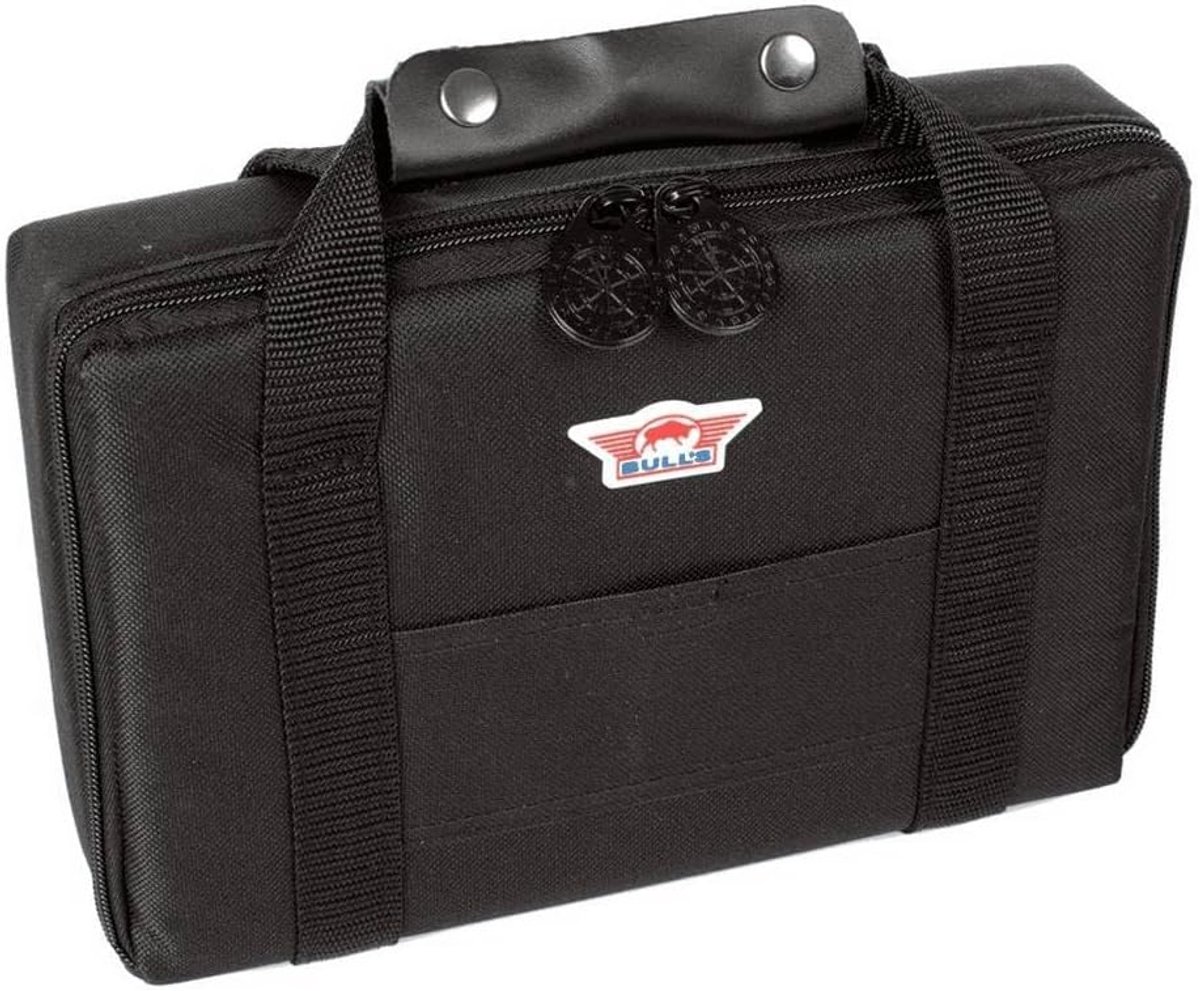 Dart case nylon zwart - ruime opbergruimte - perfecte bescherming - ideaal voor dartaccessoires - ShopVlot