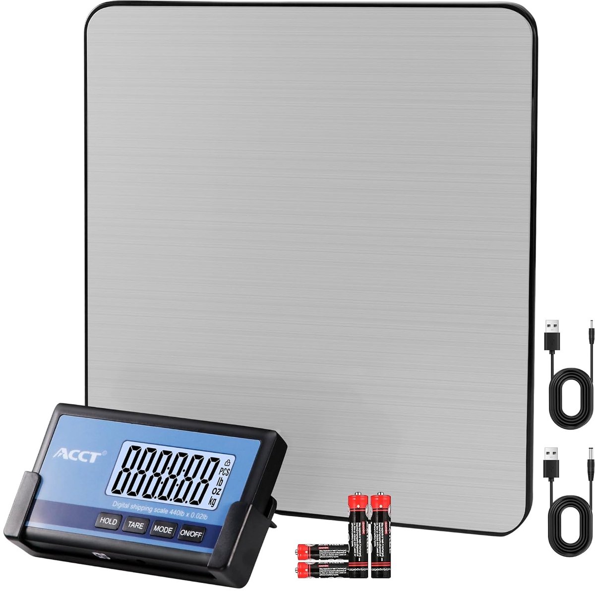 Digitale verzendweegschaal 200 kg - Draadloze LCD-display - Hold/Tara functie - Ideaal voor pakket en bagage - ShopVlot