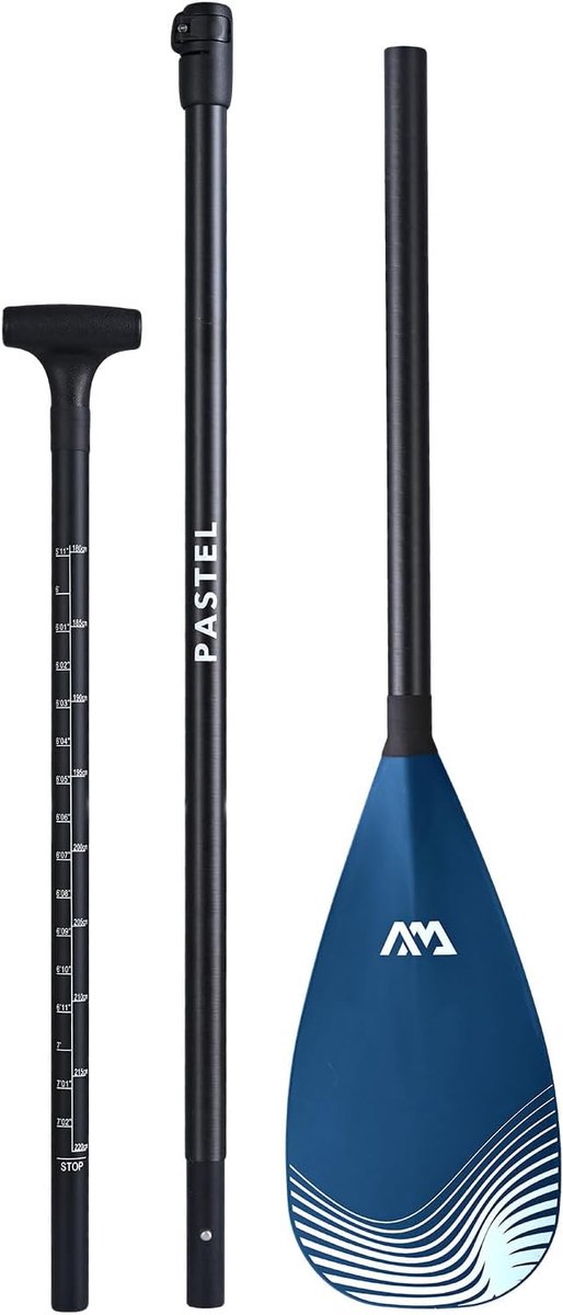 Stand Up Paddle Paddle 3-delig - Hybrid carbon en fiberglass - Lichtgewicht 900g - Verstelbare lengte - ShopVlot