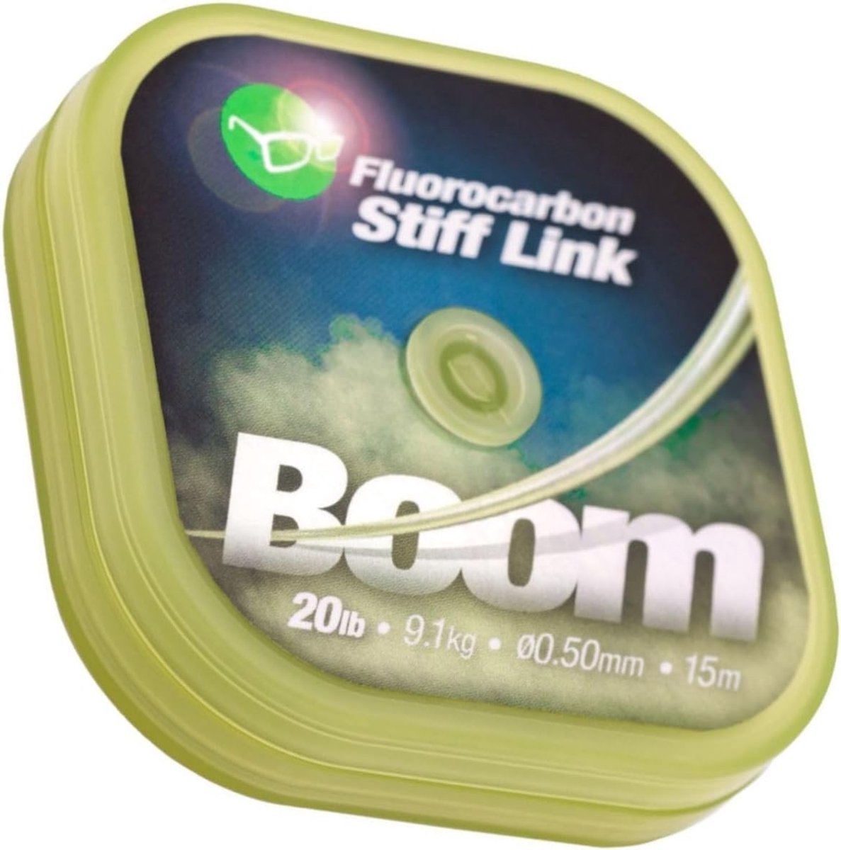 Fluorocarbon Stiff Link 20lbs - 0.5mm diameter - groen getint - onopvallende presentatie - ShopVlot