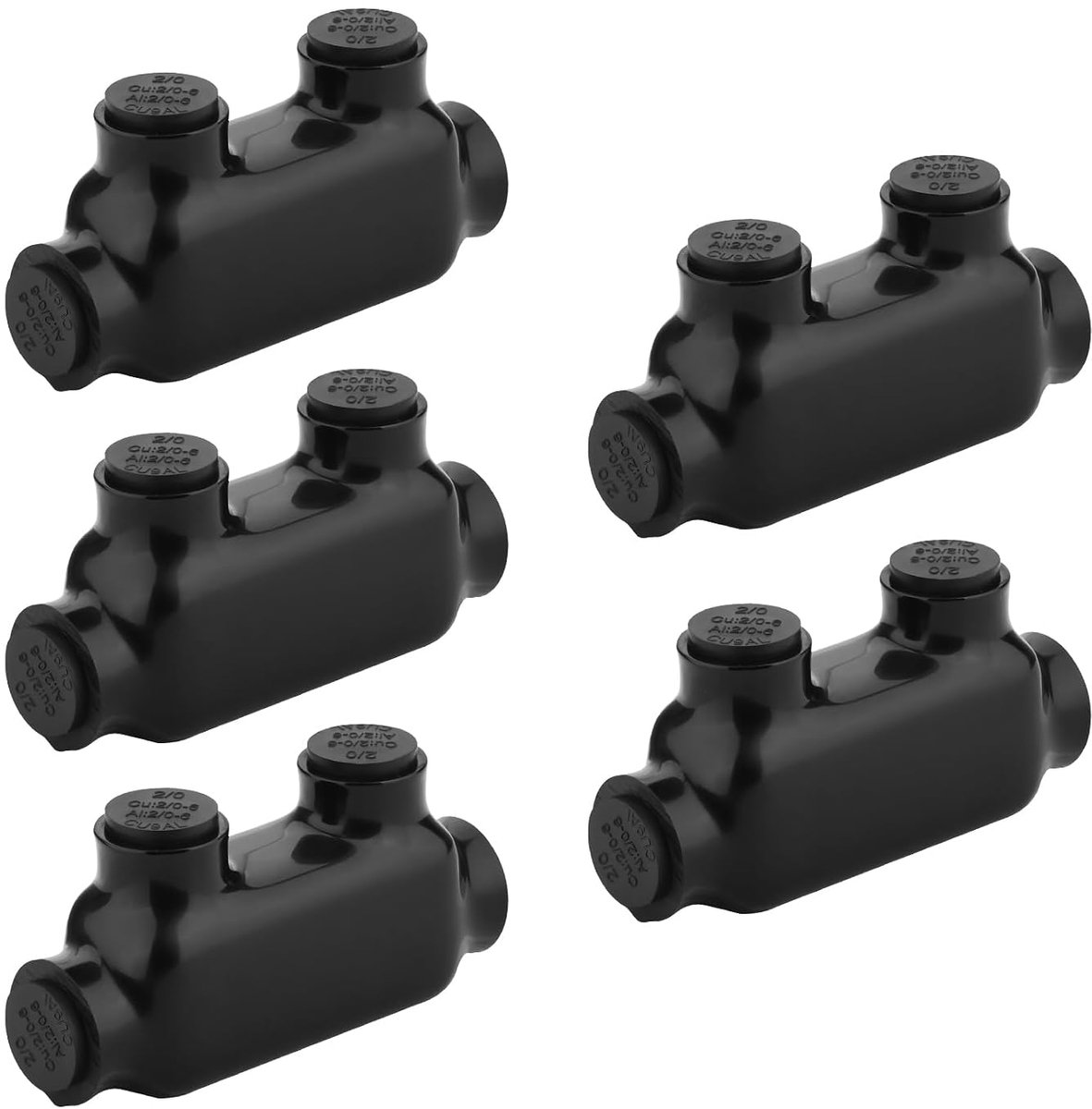 Splice connector 2-14 AWG - aluminium-koper aansluiting - dubbele invoer - veelzijdig gebruik - ShopVlot