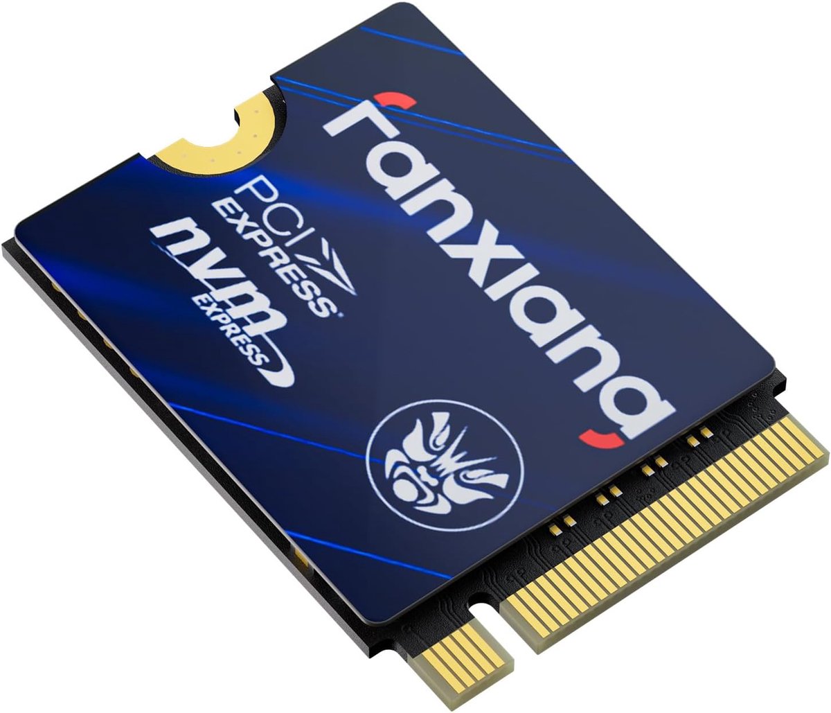 M.2 2230 NVMe SSD 1TB - PCIe Gen 4x4 - tot 5000MB/s snelheid - ideaal voor gaming en multitasking - ShopVlot