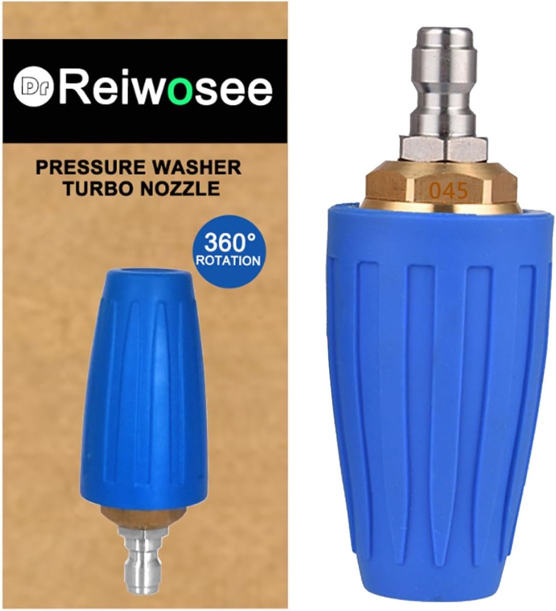 Hogedrukspuit Mondstuk - 1,3mm Nozzle - 4000 psi - Efficiënte Auto Was - ShopVlot