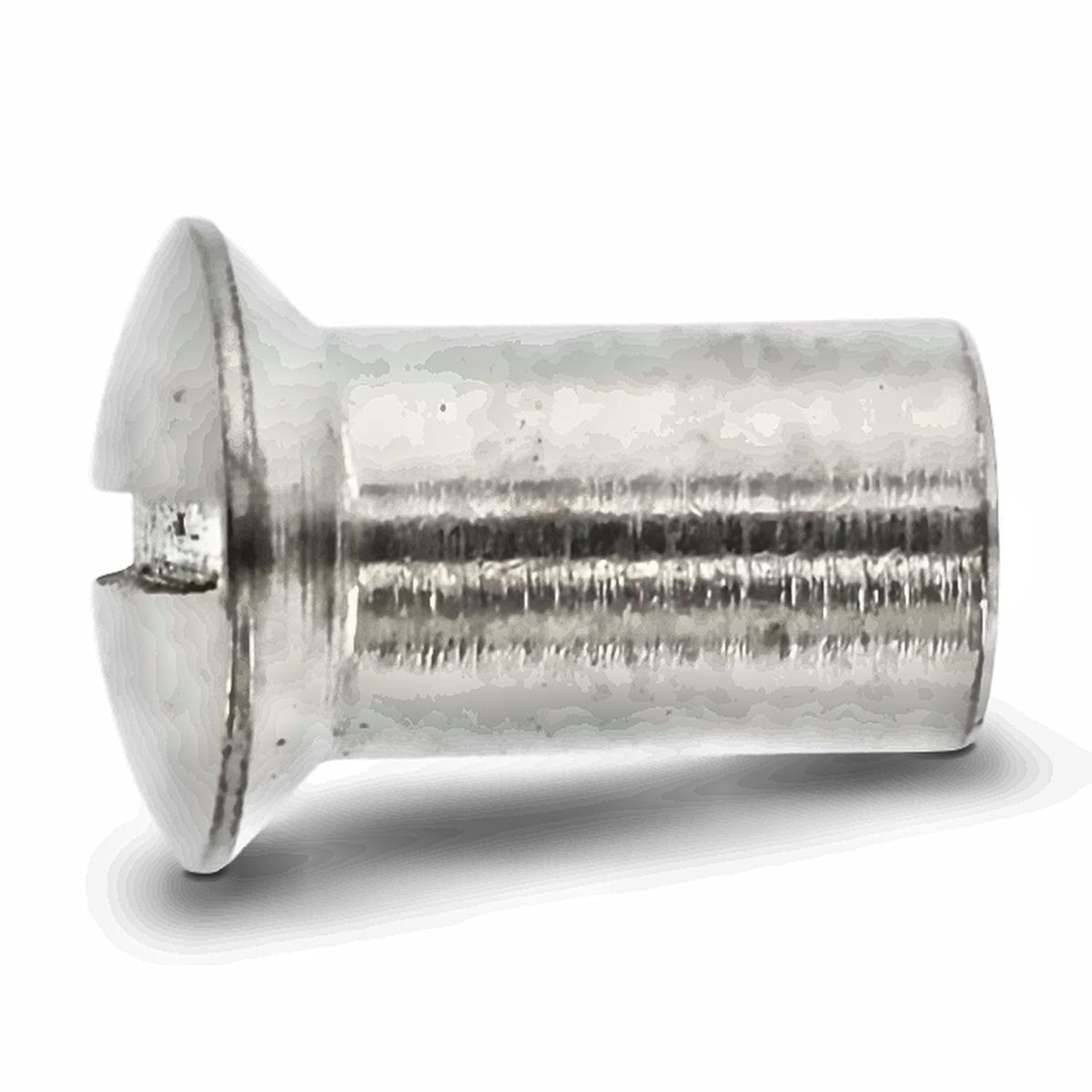 hulsmoeren M4x12 - roestvrij staal A4 V4A - lenskop sleuf - betrouwbare verbinding - ShopVlot