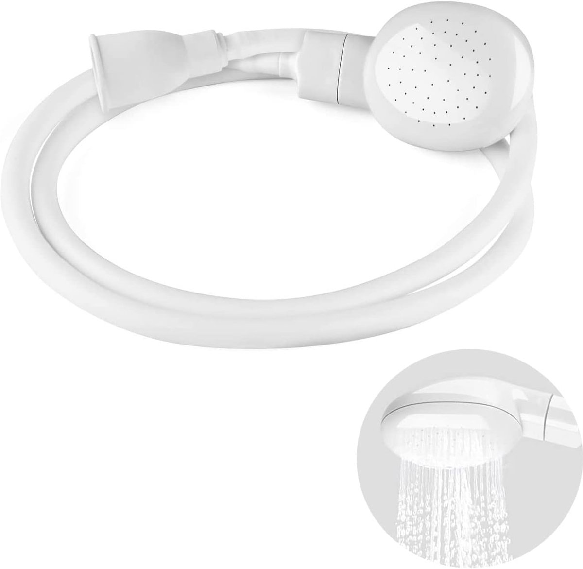 Huisdierdouche slang 127 cm - Flexibele rubberen slang - Handheld voor eenvoudig wassen - ShopVlot