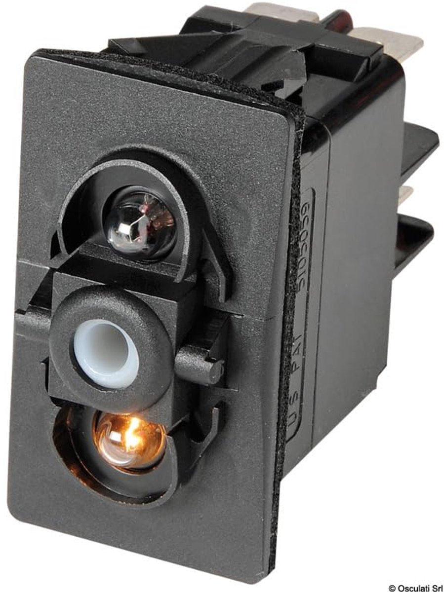 Schakelaar Contura II ON-OFF-(ON) 12V - Voor 2 lampen - Betrouwbaar en veelzijdig - ShopVlot