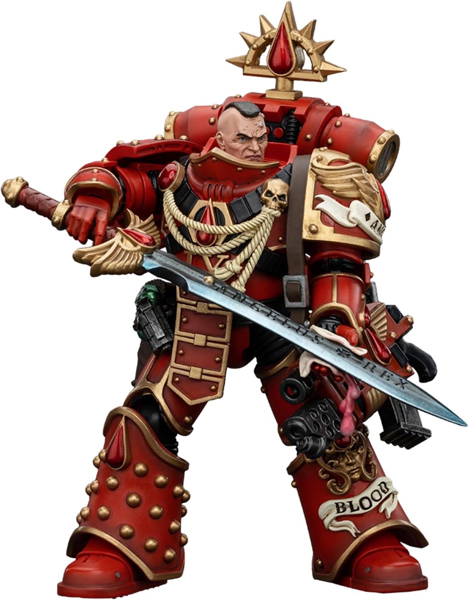 Action figure 1/18 - Raldoron First Captain - Blood Angels - Movable joints - Voor Warhammer-fans - ShopVlot