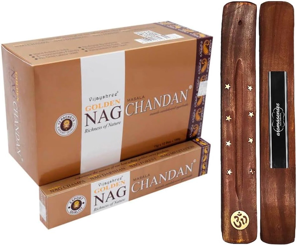 Wierookstokjes Chandan 12 dozen van 15 g - aromatische geur - voor ontspanning en meditatie - ShopVlot