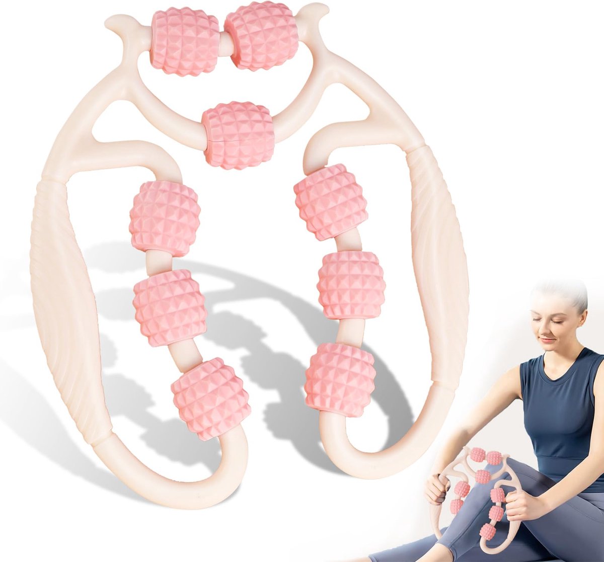 Beenspiermassageapparaat - handmatig - ergonomisch ontwerp - voor ontspanning en lichaamsvorming - ShopVlot