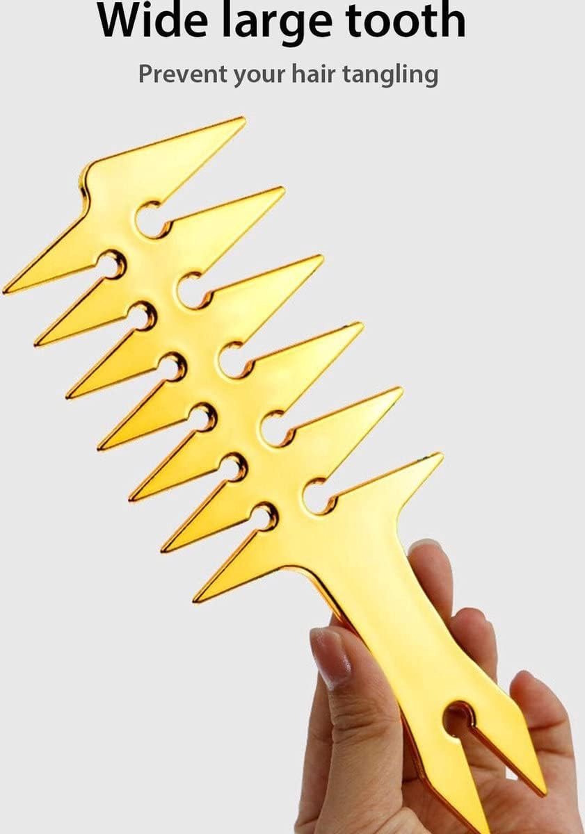 Haarstyling Kam - Gouden Kam - Texturiserend - Perfecte afwerking - ShopVlot