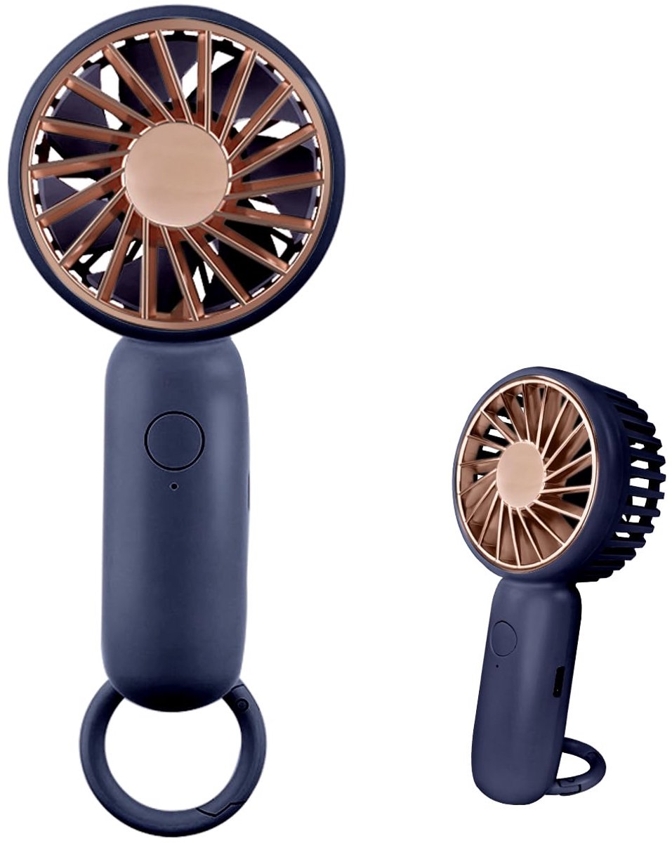 Mini-handheld-ventilator - krachtige USB-ventilator - lichtgewicht ontwerp - ideaal voor binnen en buiten - ShopVlot
