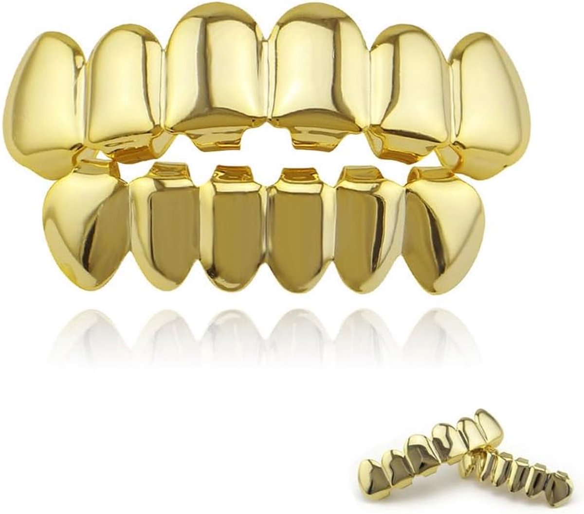 Hip Hop Accessoires - Tanddecoratie - Goud - Perfect voor Halloween - ShopVlot