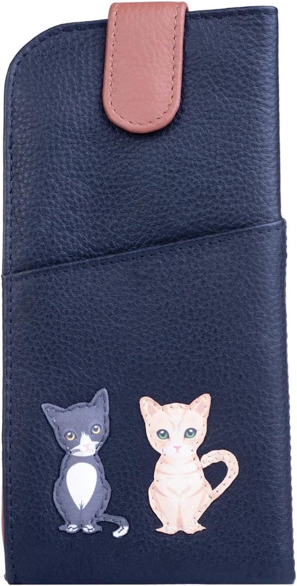 Glazenhoes voor dames - zachte leer - kattenontwerp - stijlvol en praktisch - ShopVlot
