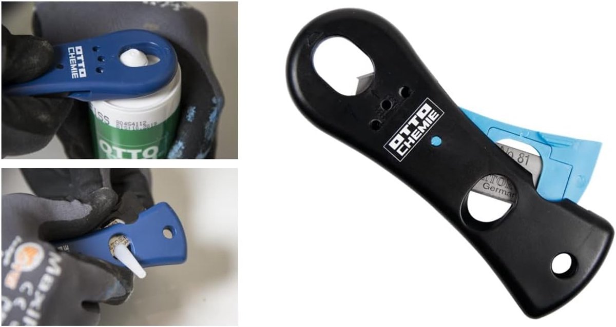 Cartridgesnijder voor silicone en acryl - handpers voor 280/310ml - robuust en flexibel - professioneel afwerken - ShopVlot
