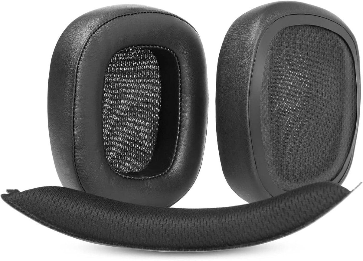 Oorkussens en Diadeem Vervangingspad - Zacht Eiwitleer/Memory Foam - Comfort en Geluidsisolatie - ShopVlot