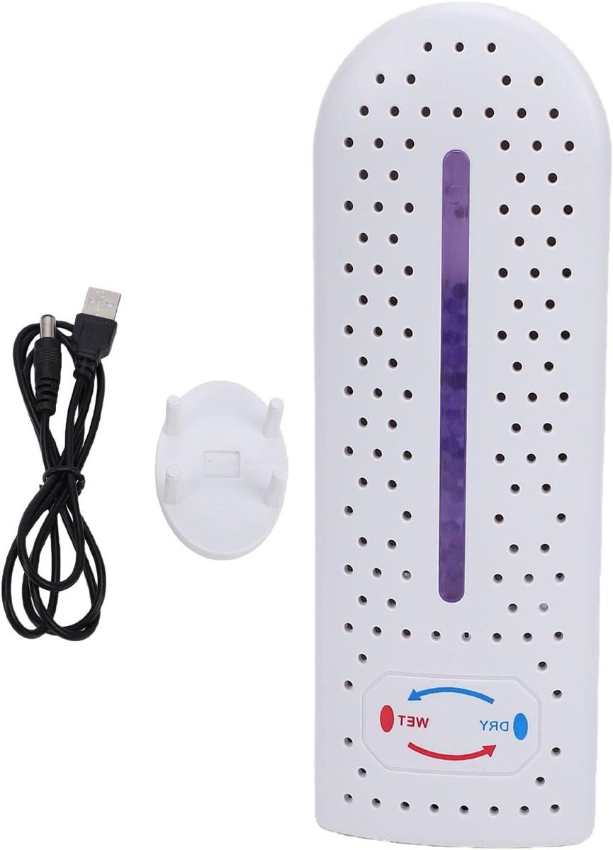 Mini Luchtontvochtiger - Draagbare Ontvochtiger Vochtvreter - Vocht Bestrijden - Dubbele Ventilatie Technologie - 18D x 7W x 7H cm