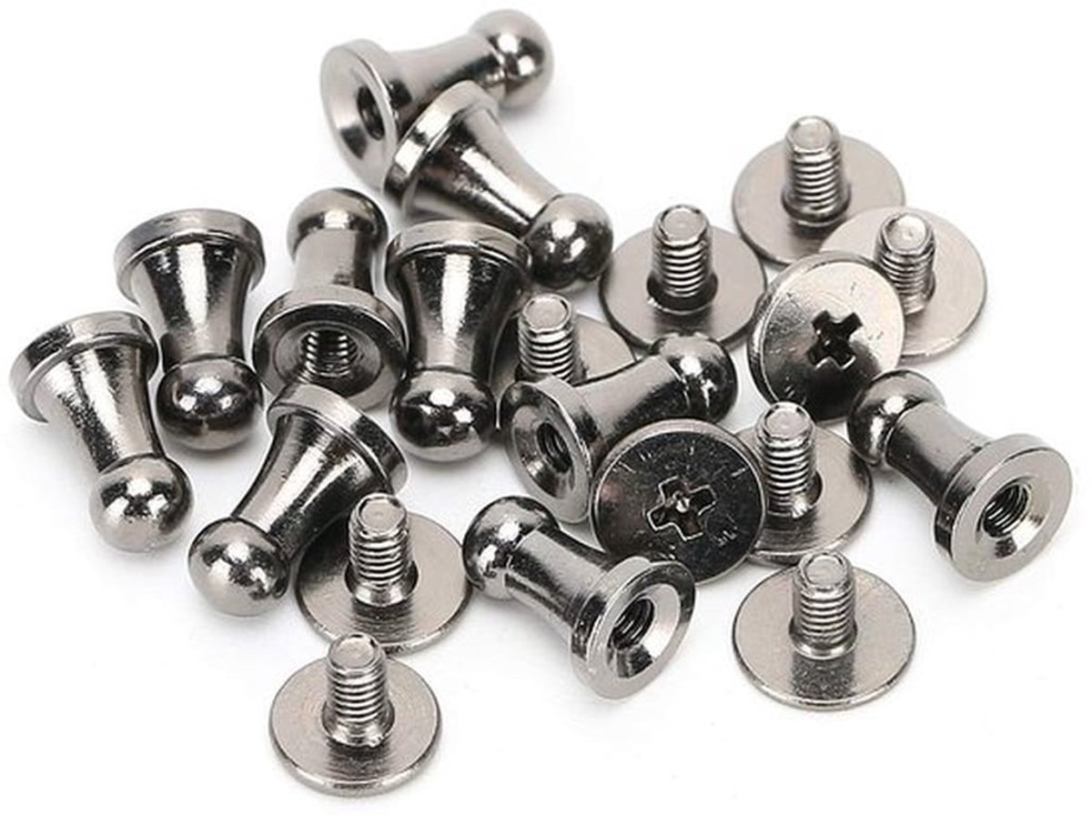 Klinknagel met ronde kop Monnikskop Pistool Kleurspijkers Klinknagels Schroefknoop Decoratie Accessoires Ornament DIY Klinknagelbevestigingen Ronde klinknagel Knopen Leer