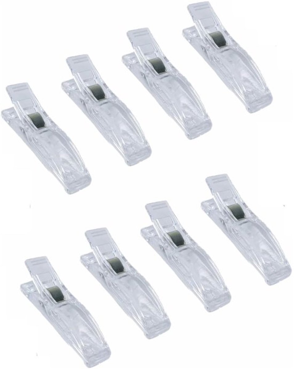 8 clips voor geplooide papieren jaloezieën, heldere plastic jaloezieclips voor tijdelijke raamjaloezieën die gordijnen bevatten