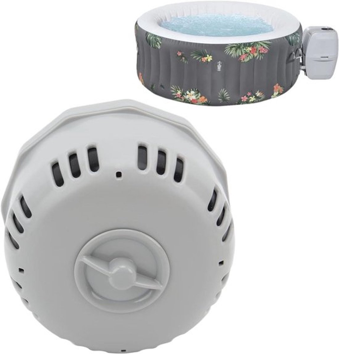 Filterpatroonhouder Vervangende Behuizing - Compatibel met Lay Z V1 S1 - Duurzame Spa-onderdelen - Extra Filtercapaciteit