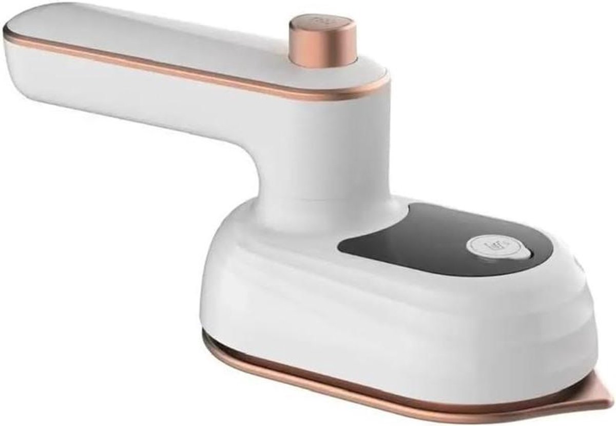 Draagbaar Strijkijzer - Handheld Stoomstrijkijzer - Kleding Kreukvrij Maken - Compact Reisontwerp - 50 ml Watertank - Wit