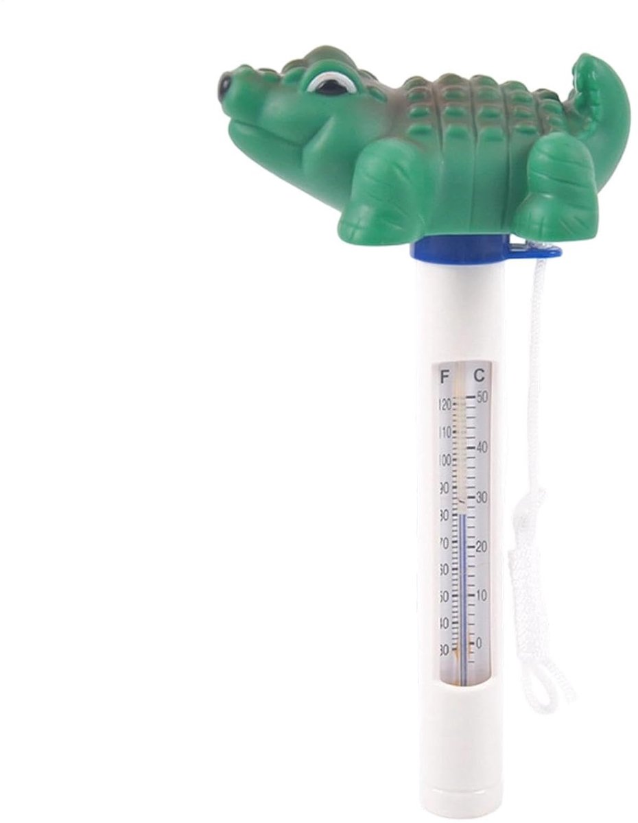 Gemakkelijk afleesbare, waterdichte en nauwkeurige thermometer, watertemperatuurmeter voor dieren, voor thuis, tuin, hotel, commercieel, koud zwembad en aquarium