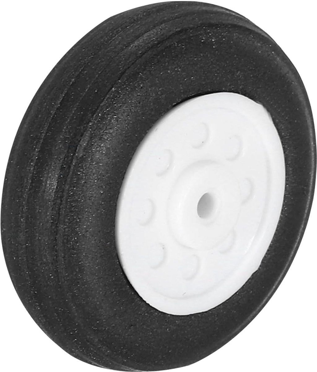 RC vliegtuigwielen, 1 inch OD RC vliegtuigonderdelen, wielen, modelvliegtuig, lichte PU-sponsbanden, staartschuimwiel voor doe-het-zelf RC modelvliegtuig