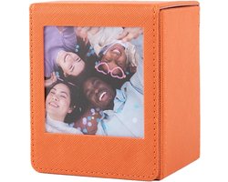 Fotohoes voor Square SQ Film, Vierkant Fotohouder, Fotobox Compatibel met Fujifilm Instax Square SQ1 SQ20 SQ40 SQ10 SQ6, Retro Bruin, SQ-Photo Box