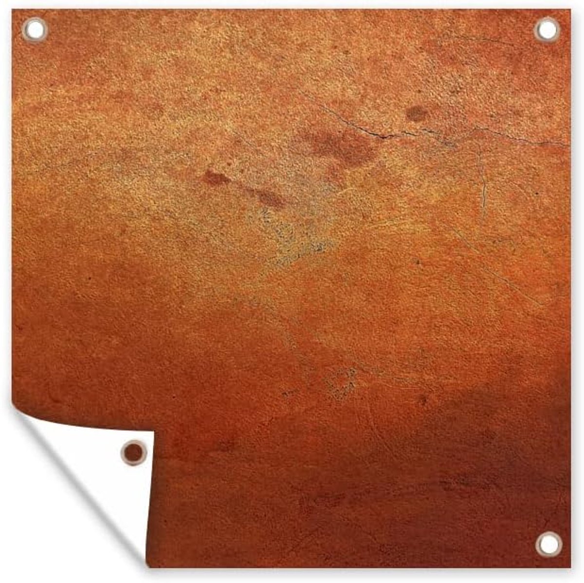 Tuinposter - 200x200 cm - Brons - IJzer - Roest