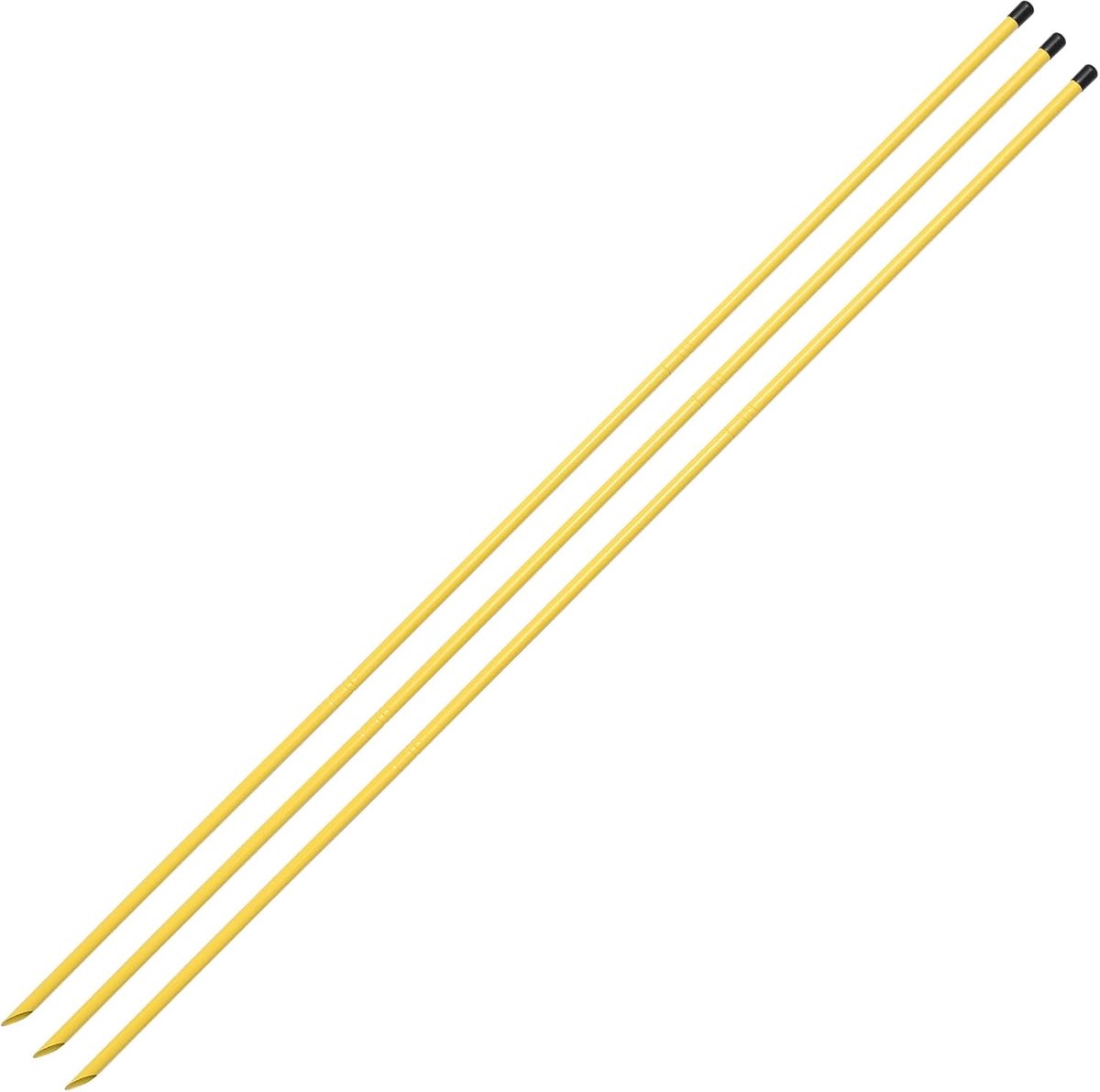 Richtingsstaaf Swing Sticks, 3 stuks uitlijningsticks voor golf, 147 cm golftrainingshulpmiddelen golfoefeningstangen, vouwbare golfuitlijningsstaaf voor het mikken en putten trainer