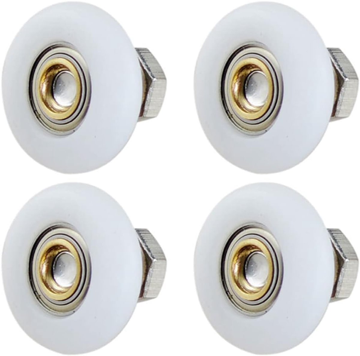 4 STKS Vervanging Douchedeur Rollers Lopers Wielen voor Badkamer Keuken Deur (27mm)