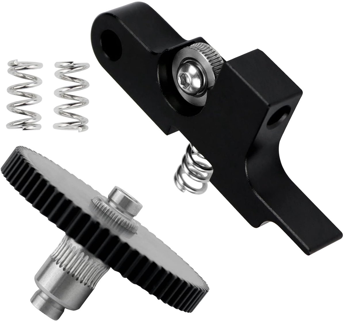 Extruder Gear + Idler Arm U Groove Gear Lager Kit Compatibel met Metalen Titan Aero Extruder Sidewinder X1 X2 Genius Prusa i3 MK2 4max pro Chiron 3D Printer