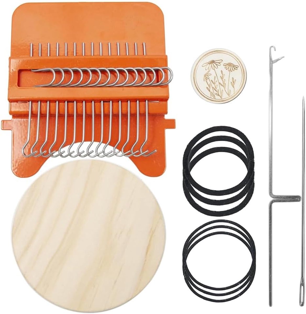 Loom Snel Gemakkelijk DIY Reparatie Tool Voor Kleding Ontwerp Art Craft Liefhebbers 14 Haken Patchen Kleine Gaten Weven Mooi