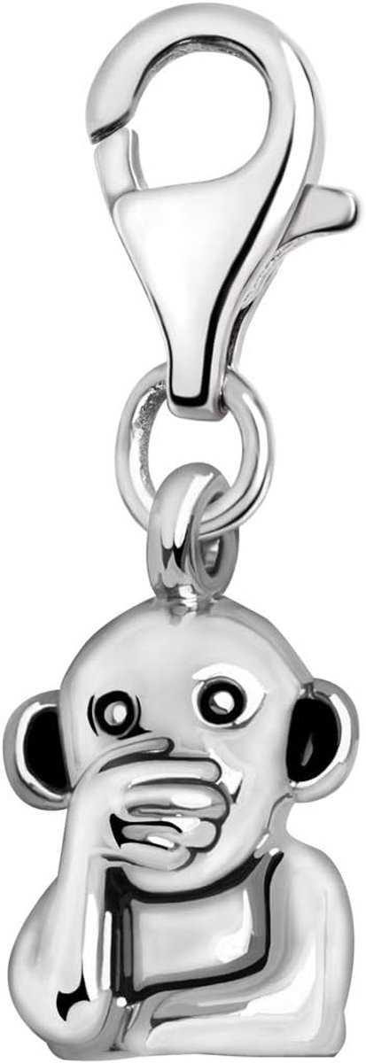 Verzilverd Zintuigen Thema Charm Bedel Hangers voor Armbanden en Accessoires