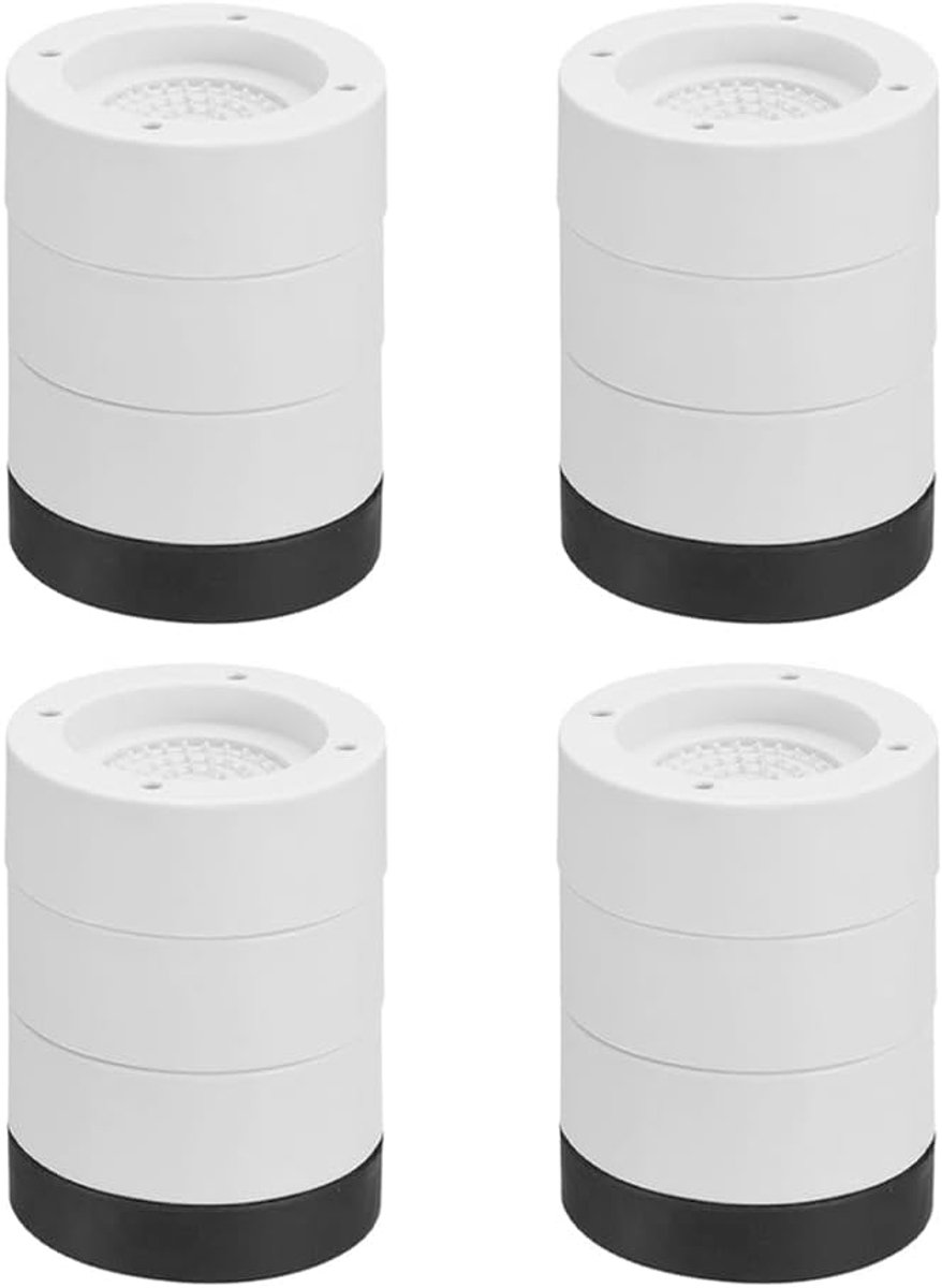 4 stuks Meubelverhogers Verstelbare liften Verhogers voor Bedframe Tafel Bureau Bankpoot Stoel Hefbare Hoogte 3,5/6/8,5cm