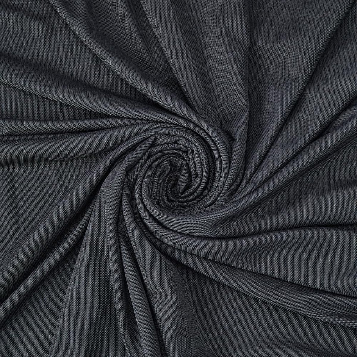 Stretch Power Mesh 1,7 x 1 m power mesh stof zwart elastisch mesh 4-weg stretch polyester voor kleding naaien kleding
