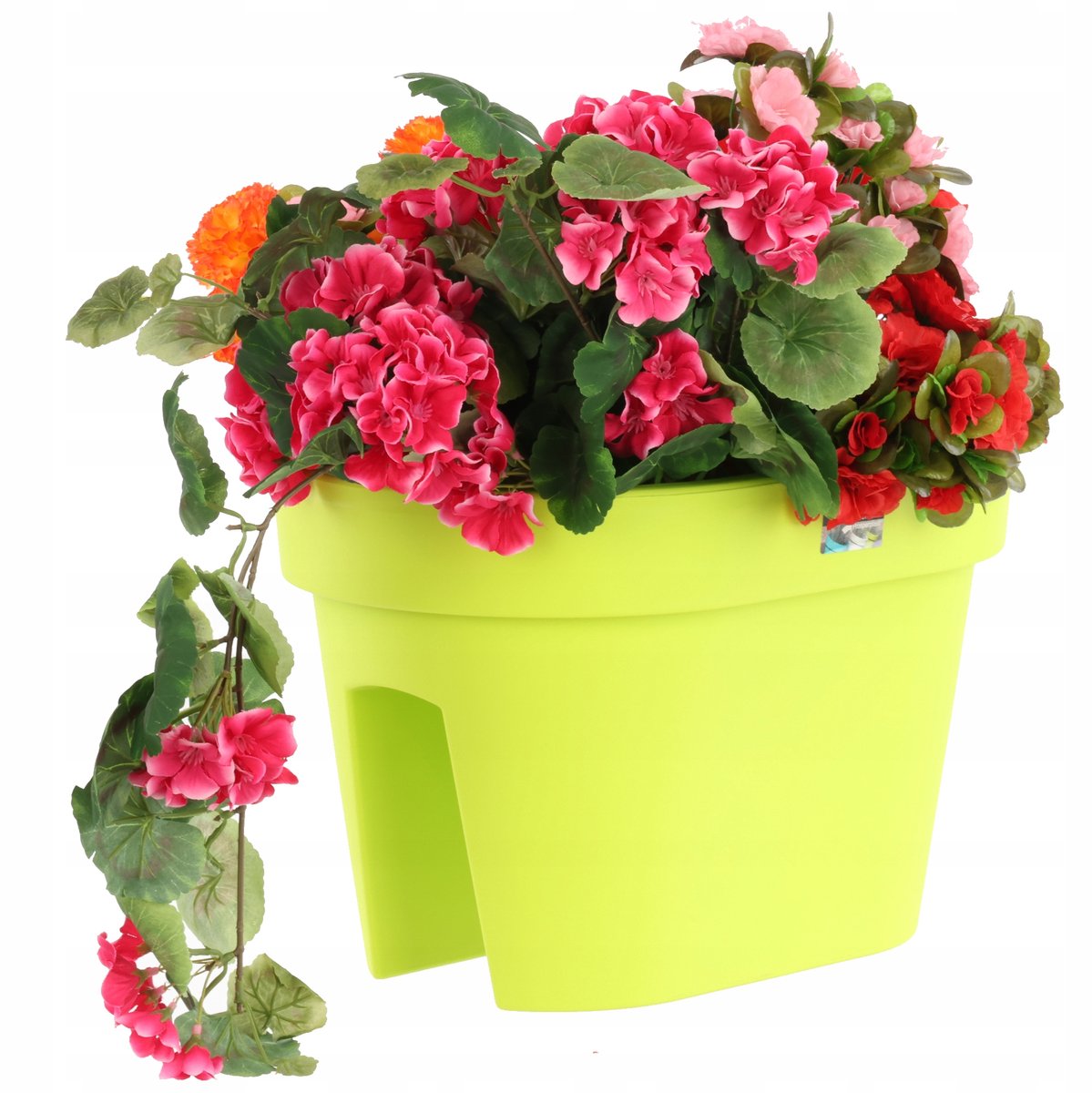Balkonbak met klem - 39,5 cm - Limonnegroen