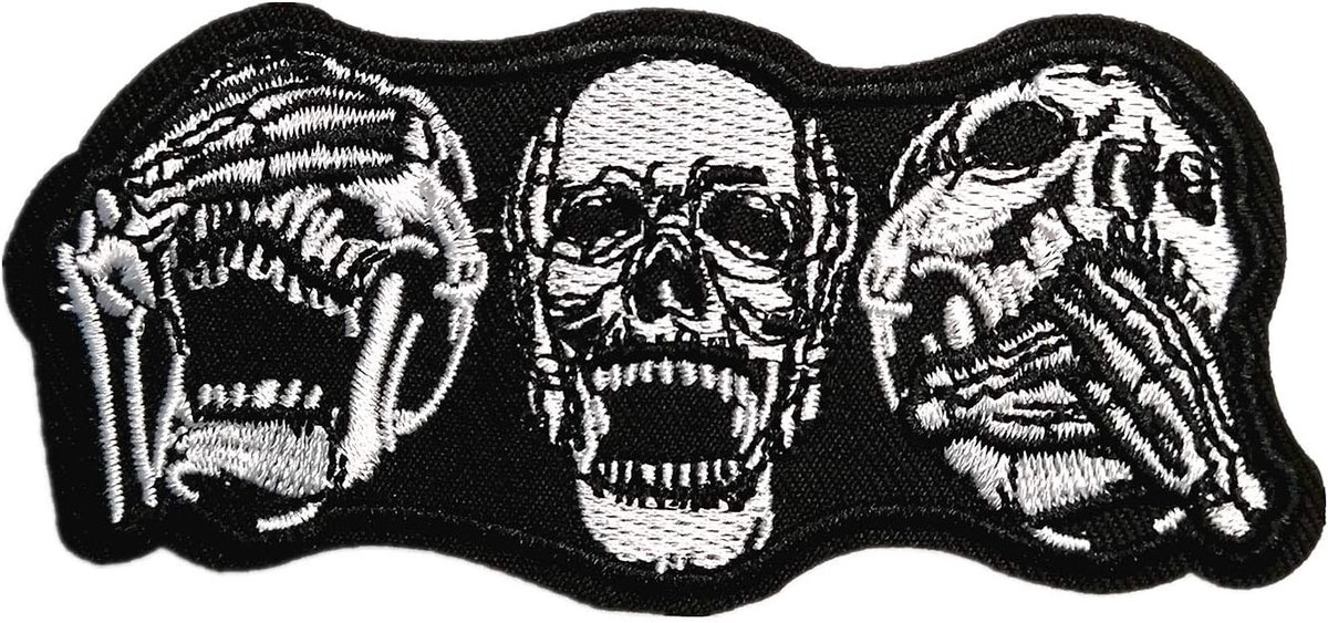 Strijkpatch 95 x 40 mm - Geborduurd - Houdt op alle stoffen - Perfect voor kleding - ShopVlot