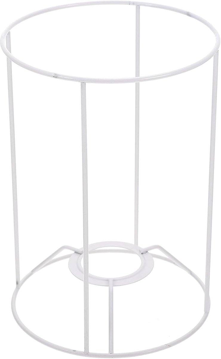 Kooi lampenkap DIY drum ring lampenkap frame industriële lamp bescherming draad decoratieve metalen lichtkooi bescherming