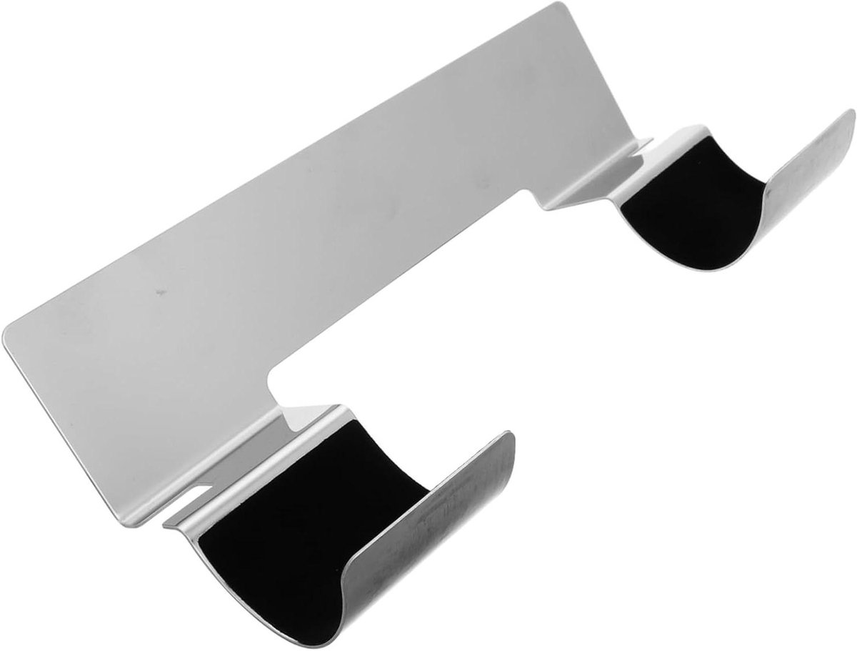 Stijltang Houder - Haartool Organizer - Badkamer Organiseren - Wandmontage Ontwerp - 25 cm Lengte - Zilver