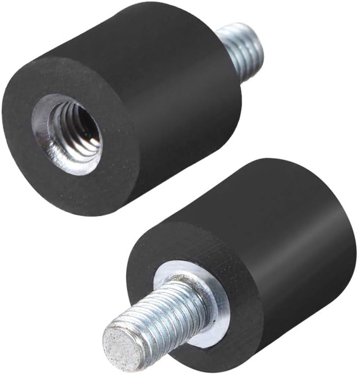 Sourcing map M3 Silent Blokhouder, rubber, schokdemper, 8 mm x 8 mm, 4 stuks