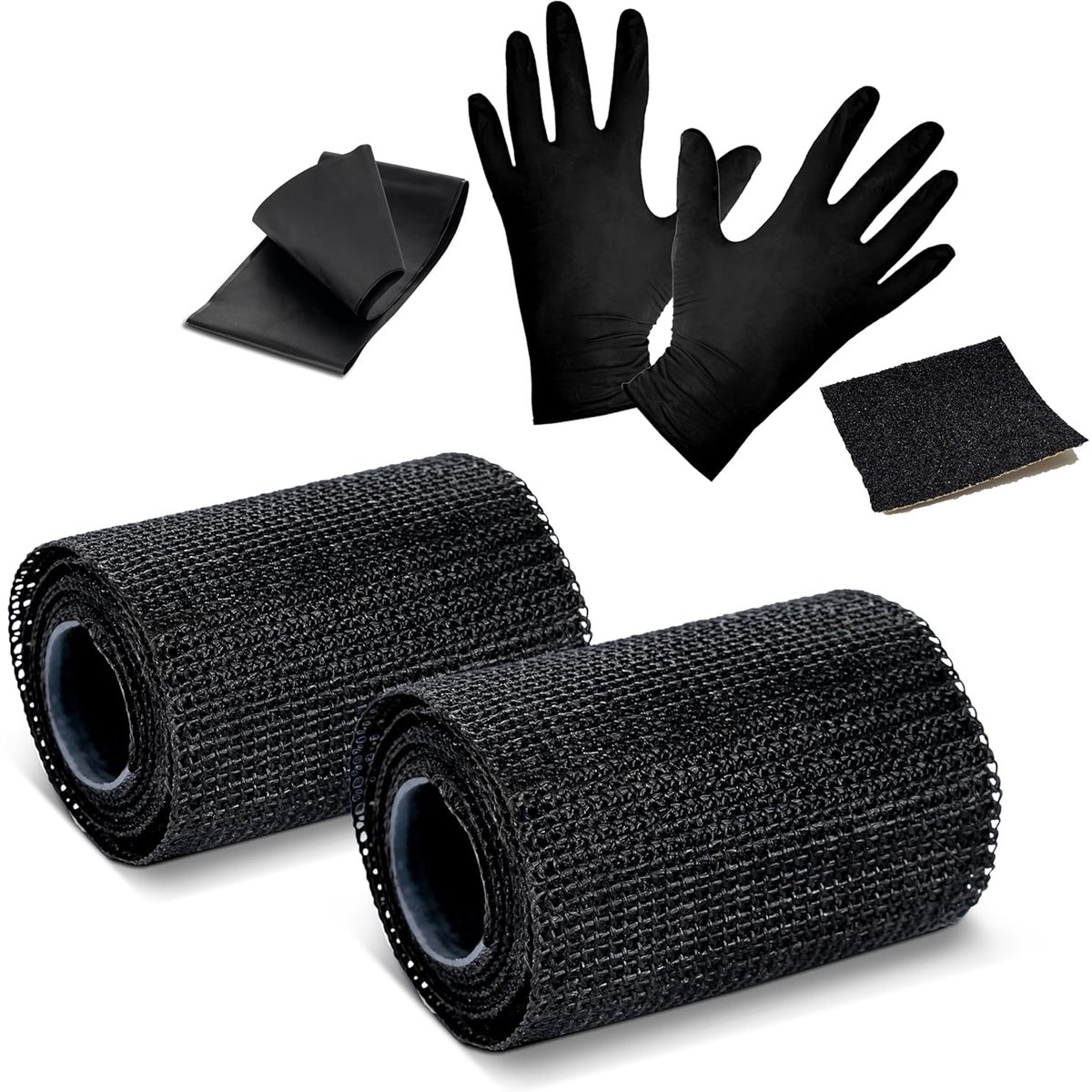 Reparatie Tape 1,3m x 5cm, glasvezeltape met polyurethaanlaag - sterker dan zelfklevende tape, 2 rollen