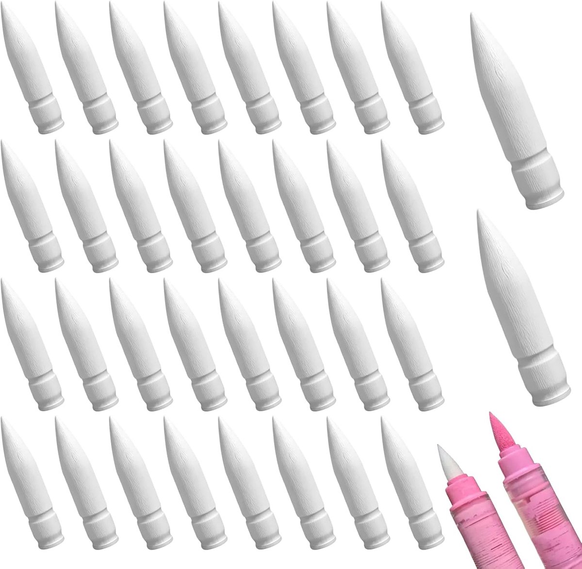 Markers, compatibel met Guangna 8101 8102 8106 8201 van nylon, lijnbreedte 1-4 mm, zachte en duurzame vullingen voor kunst en doe-het-zelf
