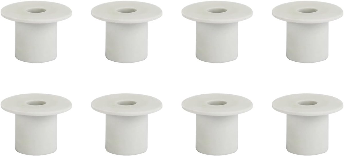 Stopinzetstukken, voorkomt het wiebelen van het toiletdeksel