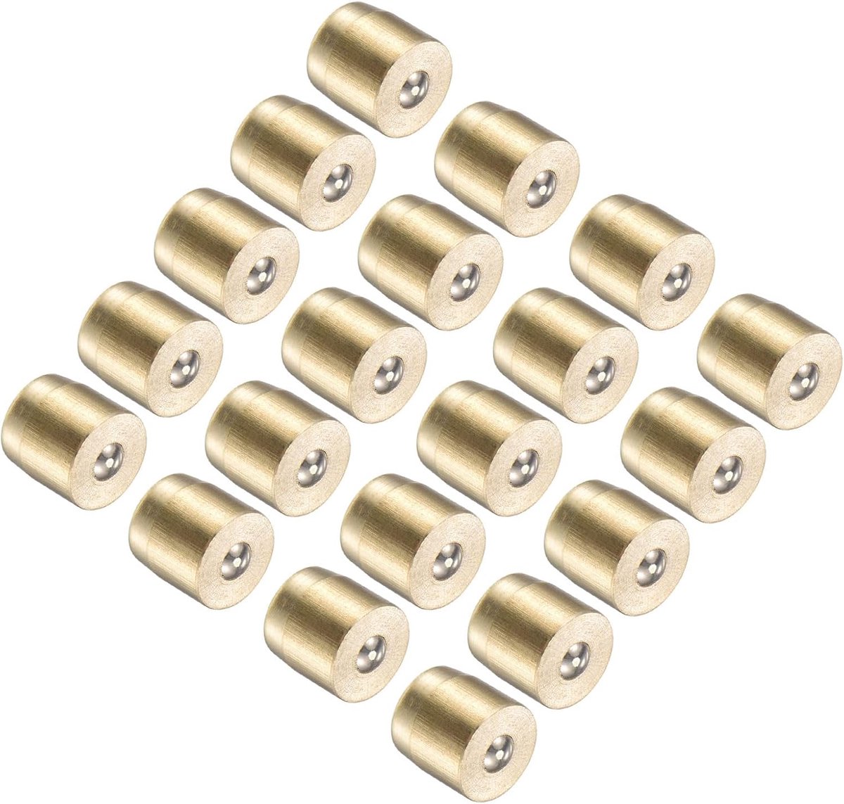 Drukknop Vet Olie Cup, | 6x6mm Buitendraad | Messing Ball Oiler , 20-Stuks