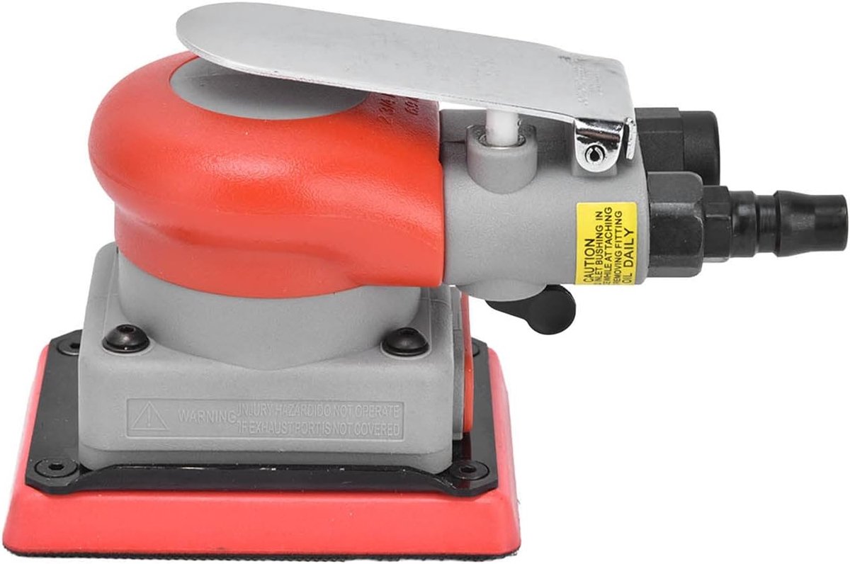Pneumatische schuurmachine 75x100mm - aluminium - hoge snelheid - efficiënt polijsten - ShopVlot